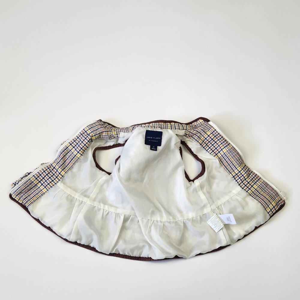 Janie and Jack Toddler Plaid Puffer Vest sz 2T - Picture 6 of 8